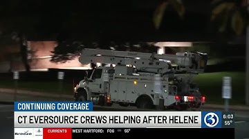 VIDEO: Eversource crews head south to help with Helene damage
