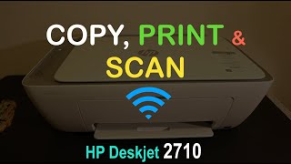 How to Copy Print Scan with Wireless HP Deskjet 2710 Printer !! screenshot 4