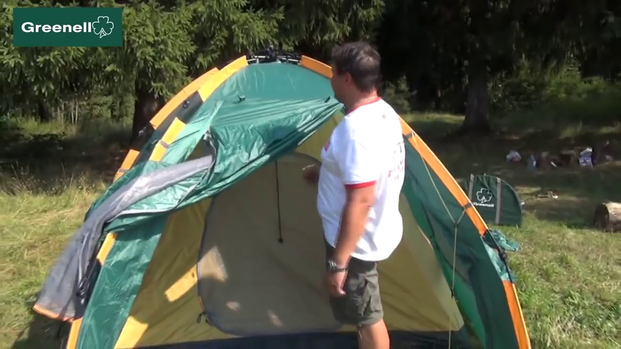 Greenell Хоут 4 Кемпинговая палатка - YouTube