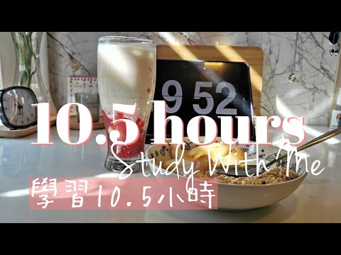 Study Vlog | 學習10.5 小时📚 ，做饭🍳，草莓牛奶🍓 | D-80 | yappy