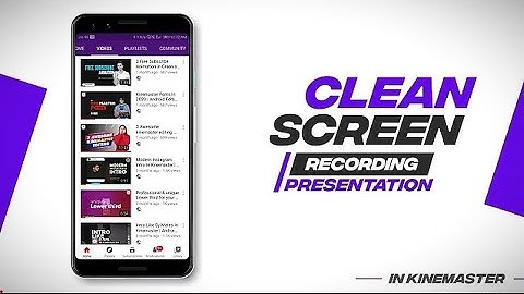 Screen recording Presentation like a PRO | Kinemaster Video Editing |