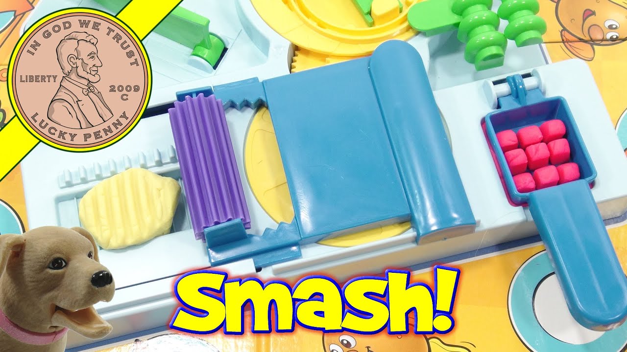 Play-Doh Smashed Potatoes Game, Really Butch, Stuffed French Fries! - YouTube