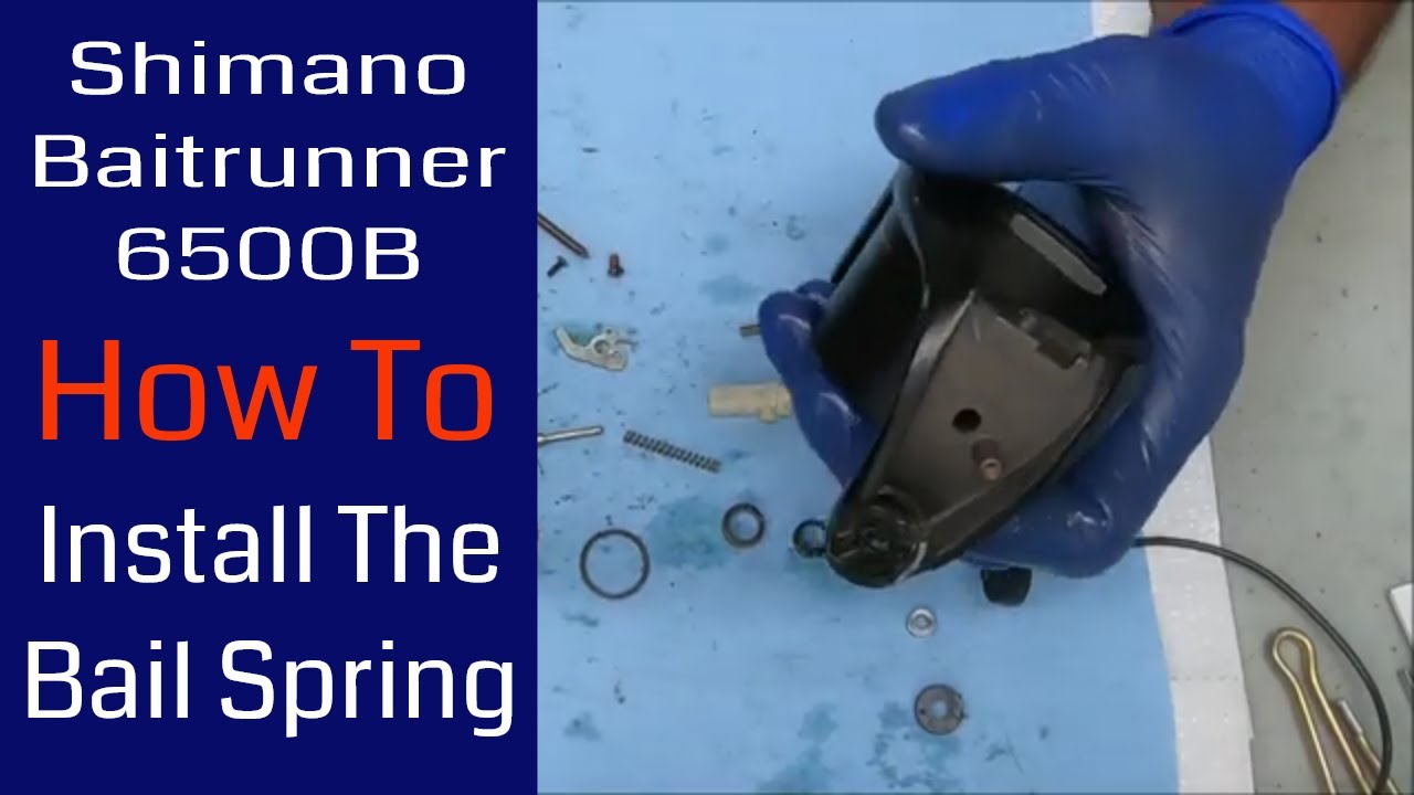Shimano Baitrunner 6500B Bail Spring Install: Fishing Reel Repair