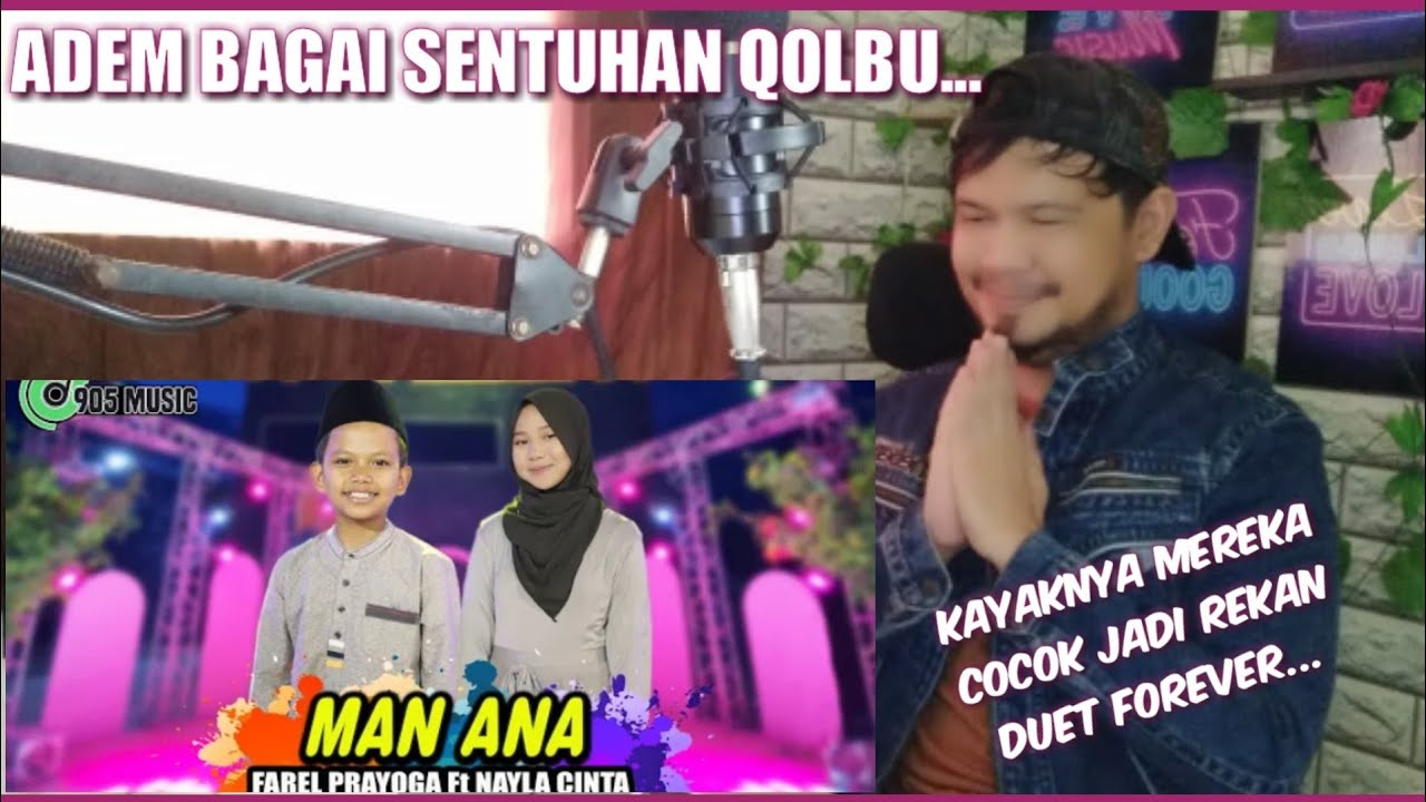 FAREL PRAYOGA ft NAYLA CINTA - MAN ANA | UJANG HALU REACTION