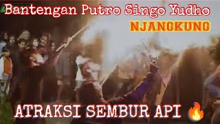 ATRAKSI SEMBUR GENI!!!Bantengan Putro Singo Yudho Njangkung