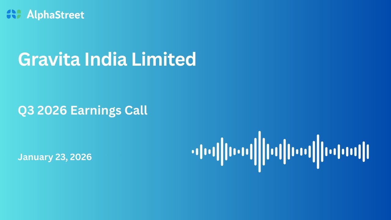 Gravita India Ltd Q3 FY2025-26 Earnings Conference Call