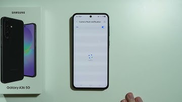 Samsung Galaxy A36 5G: How to Enable Flash Notifications (Flashlight Notifications