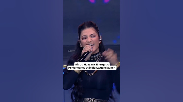 Shruti Hassan energetic performance front of her father Kamal Haasan 🫶❣️