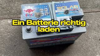 Batterie / Bleiakku richtig laden und Ladestand messen: AGM, Starterbatterie, Gel Batterie