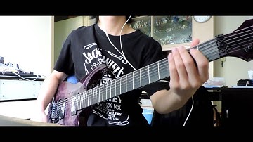 AngelMaker--Godless guitar cover  (Atomic Amplifier) (with tabs) (Agile Interceptor Pro 727)