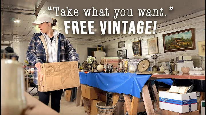 Picking A Barn Full of FREE Vintage Decor & Spontaneous Weekend Thrift Store Scores + Decor Styling!
