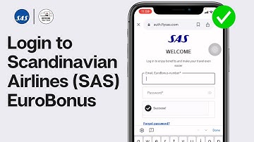 How to Login to Scandinavian Airlines (SAS) EuroBonus - Easy Steps 2024!