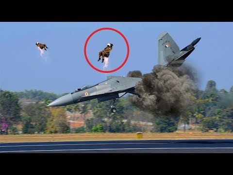 Pilot Ejects From Fighter Jets at the Last Moment & DANGEROUS MOMENTS