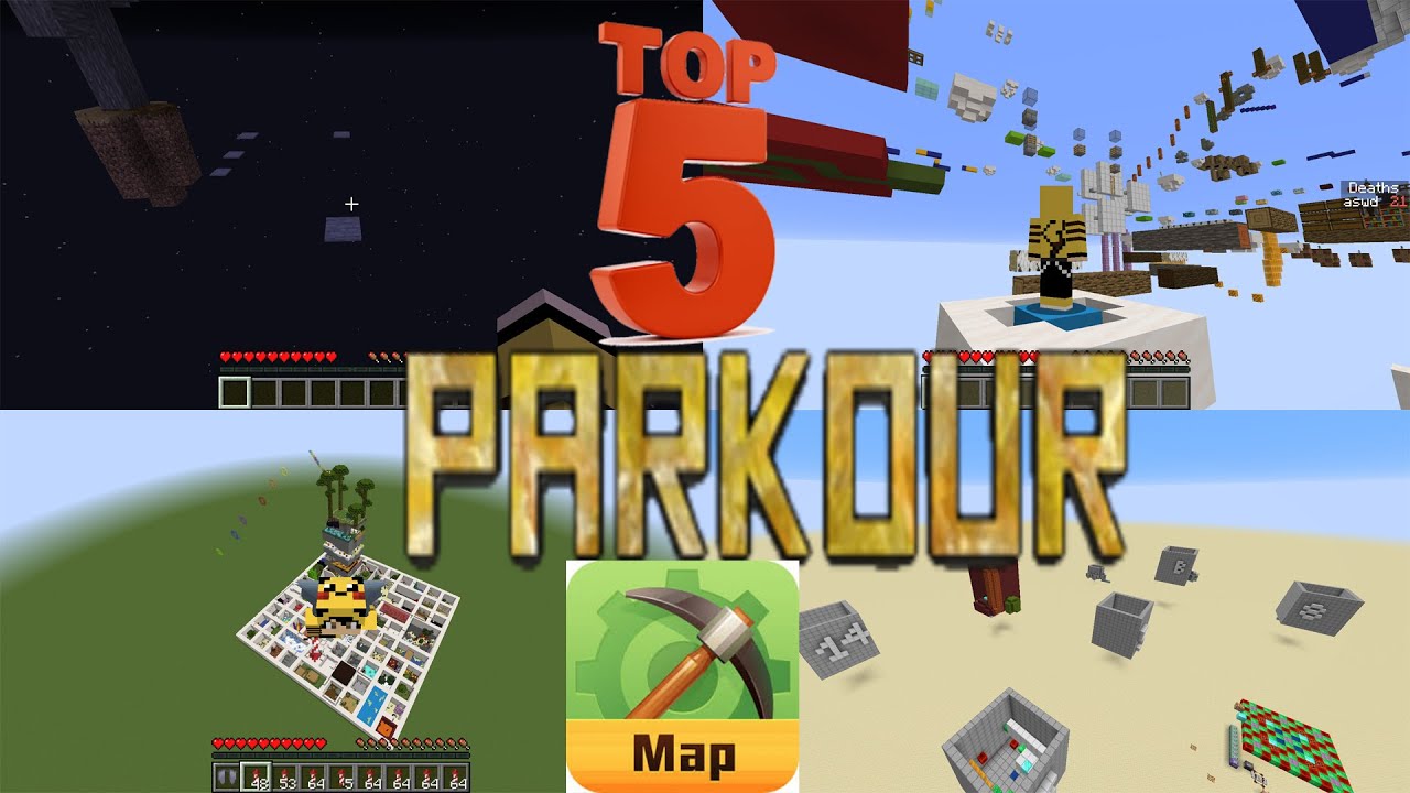 Top 5 BEST parkour maps YouTube
