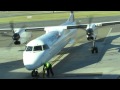 QANTAS De Havilland Dash 8-400 Series taxiing (Canberra).