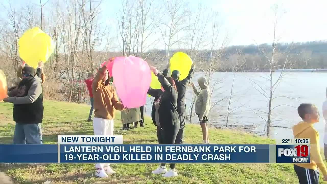 Lantern vigil held for 19-year-old killed in deadly crash - YouTube