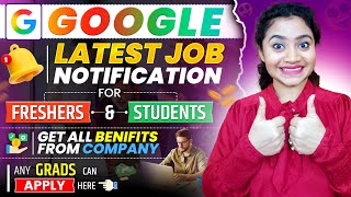 Google Latest Job Notification For Freshers 2026| 12th Pass Remote Jobs| New Google Job Vacancy..