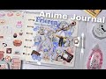 Anime Journal with me | Frieren journal using Stamprints stationery