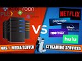 Nas media server vs streaming netflix disney prime hulu hbo  which should you choose