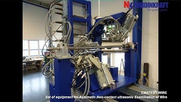 EMATEST-WIRE. For automatic ultrasonic testing of wire with EMAT