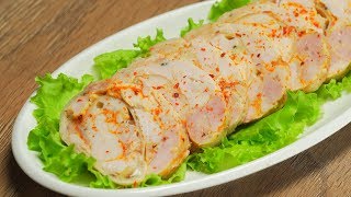 Домашний куриный рулет. Рецепт от Всегда Вкусно.