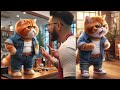 Cute kitty with barber  cat cutekitty  ozzozzcute