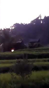 Penampakan Api ilmu leak Bali saat Senja hari