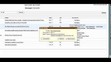 Match My Email Live Demo - The Mechanics of our Salesforce Email Integration Plugin