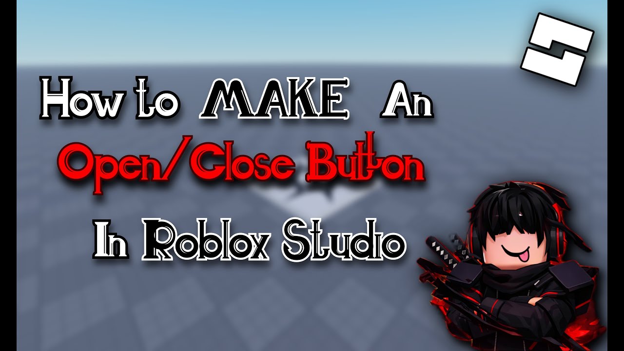 How to MAKE an Open/Close Button -- Roblox Studio GUI - YouTube