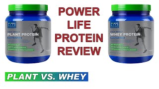 POWER LIFE HIGH IMPACT PROTEIN REVIEW - By Tony Horton - Plant Vs Whey - Chocolate & Vanilla Powder