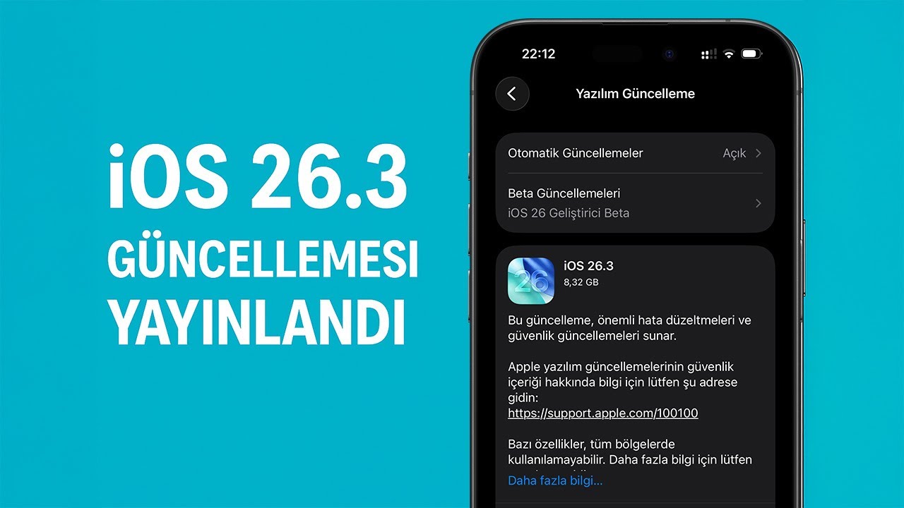 iOS 26.3 Güncellemesi Yayınlandı! İşte Tüm Yenilikler