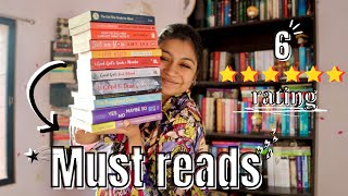 Top 15 mustread fiction books I read in March (6 star reads) |Beginnerfriendly books | Anchal Rani