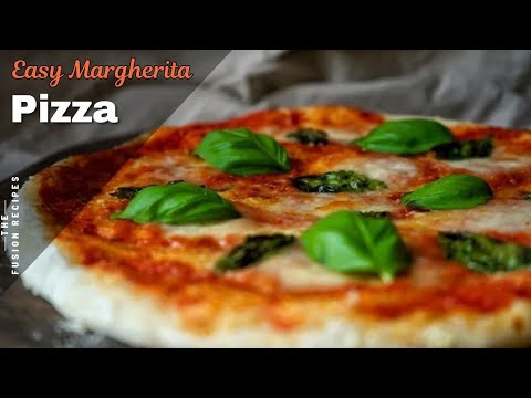 How To Make Pizza Margherita At Home | Easy Homemade Pizza Margherita Recipe