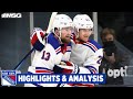 Alexis Lafreniere and The Kids Line Makes Big Impact Against Islanders | New York Rangers