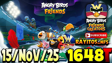 Angry Birds Friends All Levels Tournament 1648 Highscore POWER-UP walkthrough