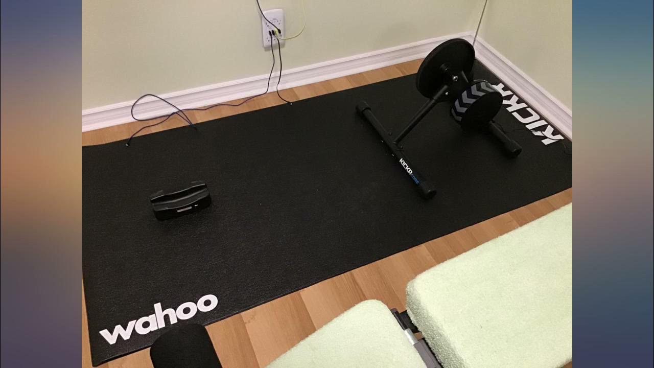 Wahoo KICKR Multi-Purpose Floor Mat for Indoor Cycling, Cross