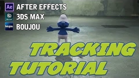 TUTORIAL HOW TO MAKE A TRACKING BOUJOU 3DS MAX and AFTER EFFECTS