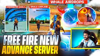 FreeFire New Advanced Server 🔥New Ray Character ,New Under Water World  - FreeFire Telugu - MBG ARMY