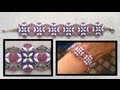 Beading4perfectionists : &quot;Summer butterfies&quot; beaded  bracelet with swarovski beading tutorial