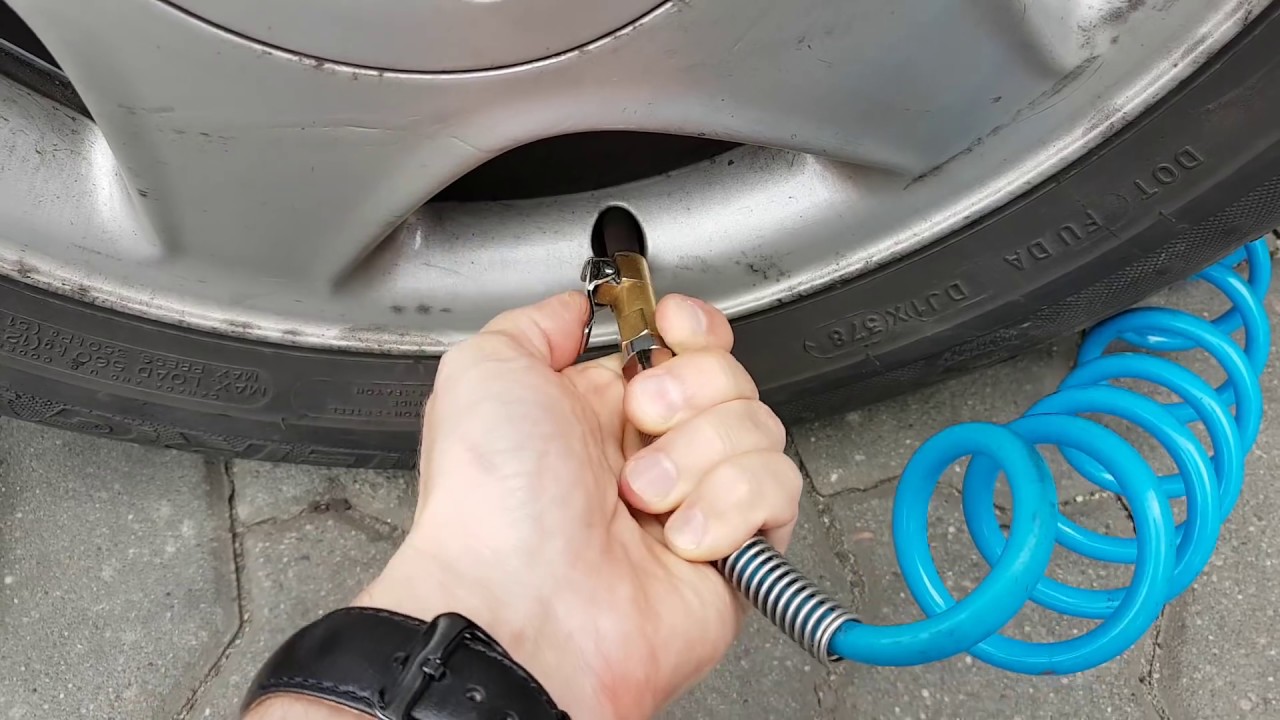 Jak Napompować Koło Za Pomocą Kompresora Na Stacji Benzynowej | Forumwiedzy - Youtube
