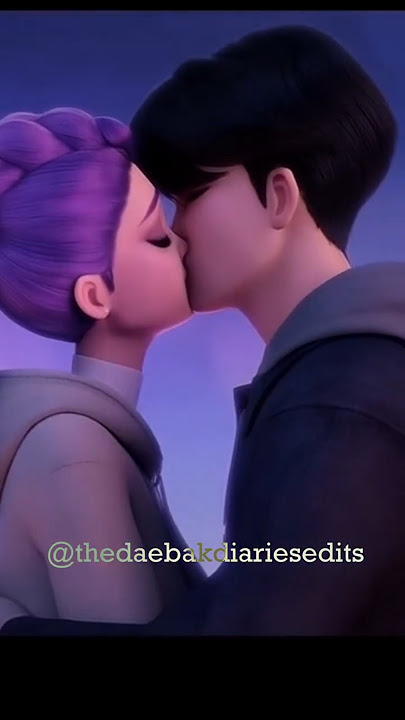 “What If This Kiss Was Real? 💋😳” watch it till the end #jinu #rumi #fanedit