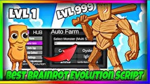 [FREE] Best Brainrot Evolution *NO KEY* Script | Auto Farm, Attack, Auto Rebirth, Hatch (Pastebin)