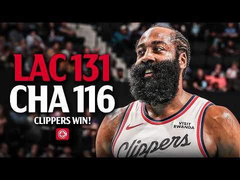 Clippers Huge Win Over Hornets on Harden’s Historic Night