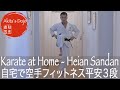 Karate Fitness Training at Home #6【Heian Sandan 平安３段】誰でも自宅で出来る空手フィットネス・レッスン６【Akita's Karate Video】