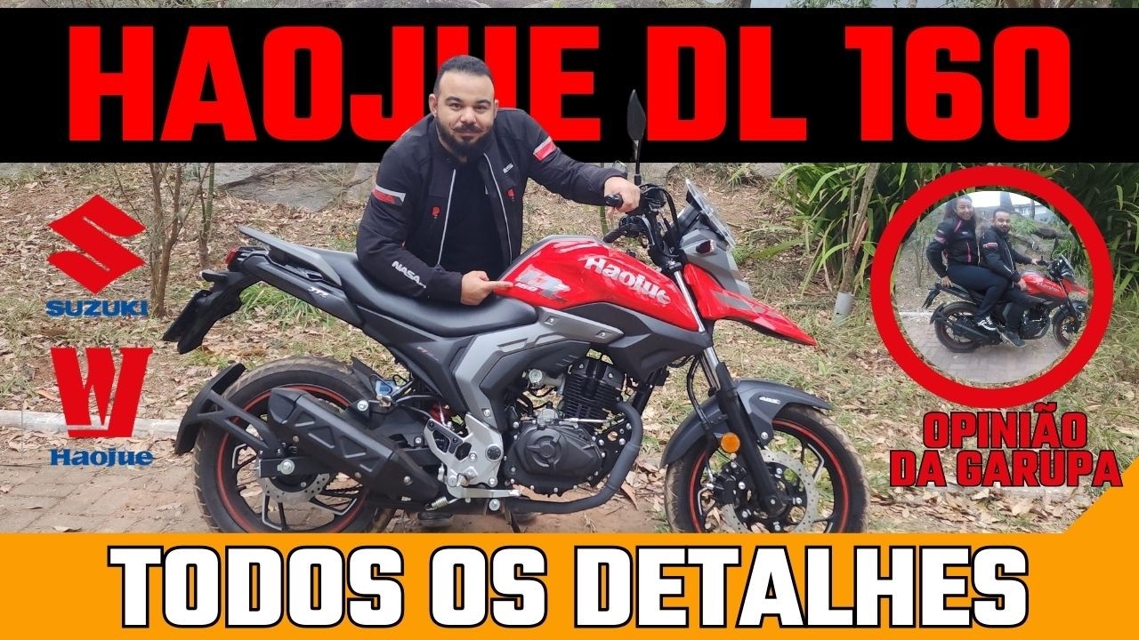 HAOJUE DL 160: análise completa, TODOS OS DETALHES e opinião da GARUPA