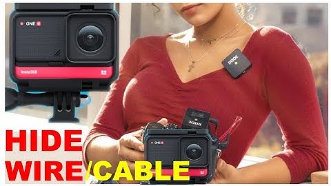 Insta360 One R with Rode Wireless Go How to Hide Wire Case Cover
