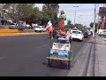 VUELTA A MÉXICO EN BICICLETA ARRASTRANDO A LA VIRGEN DE GUADALUPE.