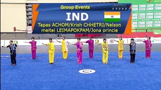 11th Asian Junior Wushu Championship_ 2023_ Group Event_ #india