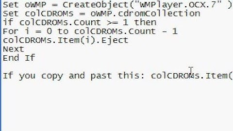 vbs script open your cd and dvd drive!