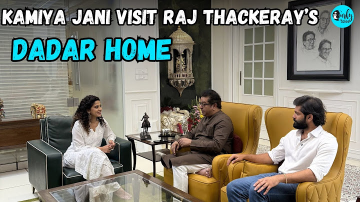 Kamiya Jani Visits Raj Thackeray's Dadar Home | Curly Tales #clips